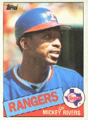 1985 Topps Baseball Cards      371     Mickey Rivers